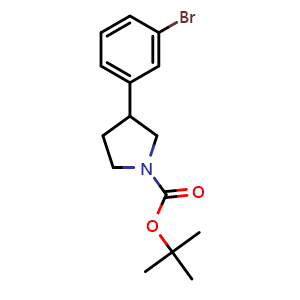 Tert-butyl 3-(3-bromophenyl)pyrrolidine-1-carboxylate