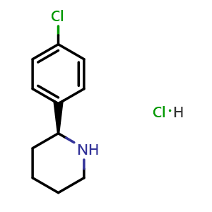 (2S)-2-(4-chlorophenyl)piperidine hydrochloride