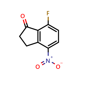 7-Fluoro-4-nitro-2,3-dihydro-1H-inden-1-one