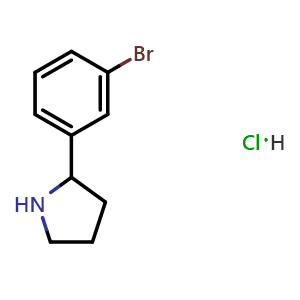 2-(3-Bromophenyl)pyrrolidine hydrochloride