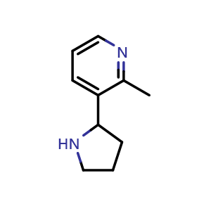 Chemical structure of 2-Methyl nornicotine , CAS 64114-19-8, AChemBlock U110293
