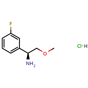 (1S)-1-(3-fluorophenyl)-2-methoxyethan-1-amine hydrochloride