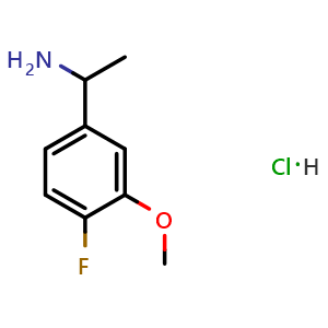 1-(4-Fluoro-3-methoxyphenyl)ethan-1-amine hydrochloride