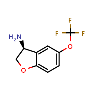 (3S)-5-(trifluoromethoxy)-2,3-dihydrobenzo[b]furan-3-ylamine
