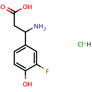 3-Amino-3-(3-fluoro-4-hydroxyphenyl)propanoic acid hydrochloride