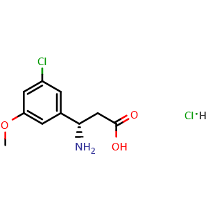 (3S)-3-amino-3-(5-chloro-3-methoxyphenyl)propanoic acid hydrochloride