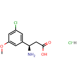 (3R)-3-amino-3-(5-chloro-3-methoxyphenyl)propanoic acid hydrochloride