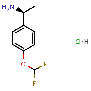 (1S)-1-[4-(difluoromethoxy)phenyl]ethan-1-amine hydrochloride