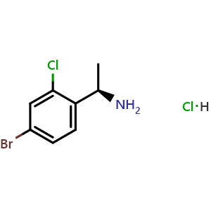 (1R)-1-(4-bromo-2-chlorophenyl)ethylamine hydrochloride