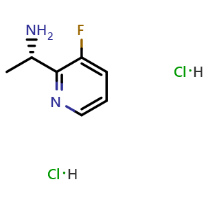(1S)-1-(3-fluoropyridin-2-yl)ethan-1-amine dihydrochloride