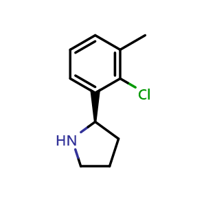 (2R)-2-(2-chloro-3-methylphenyl)pyrrolidine