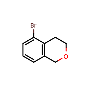 Chemical structure of 5-Bromoisochroman , CAS 182949-89-9, AChemBlock U110619
