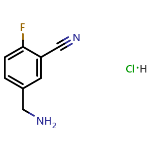 5-(Aminomethyl)-2-fluorobenzonitrile hydrochloride