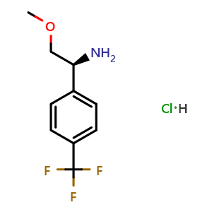 (1S)-2-methoxy-1-[4-(trifluoromethyl)phenyl]ethan-1-amine hydrochloride