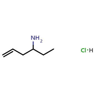 Hex-5-en-3-amine hydrochloride
