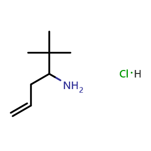 2,2-Dimethylhex-5-en-3-amine hydrochloride