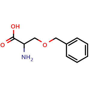 Chemical structure of O-Benzyl-DL-serine , CAS 5445-44-3, AChemBlock U110705