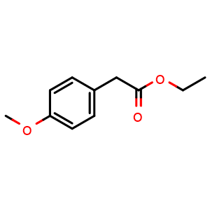 Chemical structure of Ethyl 4-methoxyphenylacetate , CAS 14062-18-1, AChemBlock U110711