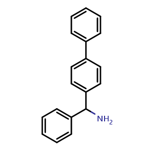 Chemical structure of Alpha-(4-biphenylyl)benzylamine , CAS 91487-88-6, AChemBlock U110837