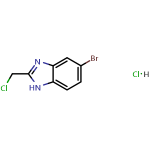 5-Bromo-2-(chloromethyl)-1H-1,3-benzodiazole hydrochloride