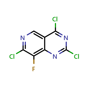2,4,7-trichloro-8-fluoropyrido[4,3-d]pyrimidine
