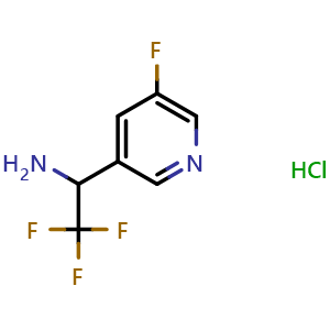 2,2,2-trifluoro-1-(5-fluoropyridin-3-yl)ethan-1-amine hydrochloride