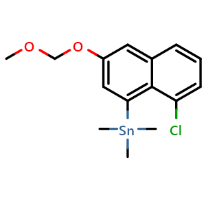 (8-chloro-3-(methoxymethoxy)naphthalen-1-yl)trimethylstannane