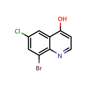 8-Bromo-6-chloro-quinolin-4-ol