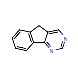 Chemical structure of 5H-Indeno[1,2-d]pyrimidine , CAS 245-02-3, AChemBlock U127403