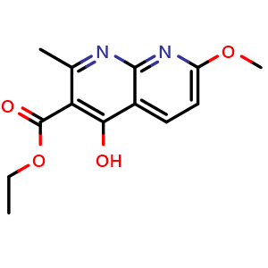 ethyl 4-hydroxy-7-methoxy-2-methyl-1,8-naphthyridine-3-carboxylate