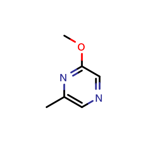 Chemical structure of 2-Methoxy-6-methyl-pyrazine , CAS 2882-21-5, AChemBlock U127496