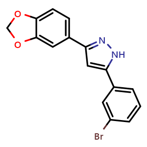 Chemical structure of Anle138b , CAS 882697-00-9, AChemBlock U127588