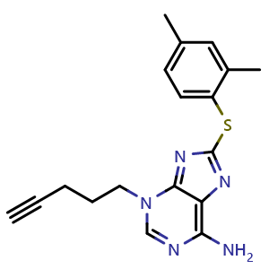 Chemical structure of PU-H54 , CAS 1454619-13-6, AChemBlock U127663
