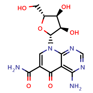 4-amino-8-((2R,3R,4S,5R)-3,4-dihydroxy-5-(hydroxymethyl)tetrahydrofuran-2-yl)-5-oxo-5,8-dihydropyrido[2,3-d]pyrimidine-6-carboxamide