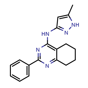 5,6,7,8-Tetrahydro-N-(5-methyl-1H-pyrazol-3-yl)-2-phenyl-4-quinazolinamine