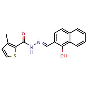 3-Methyl-thiophene-2-carboxylic acid (1-hydroxy-naphthalen-2-ylmethylene)-hydrazide