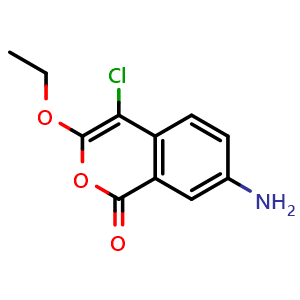 7-amino-4-chloro-3-ethoxy-1H-isochromen-1-one