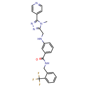Chemical structure of CMPD101 , CAS 865608-11-3, AChemBlock U127738