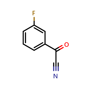 Chemical structure of 3-Fluorobenzoylcyanide , CAS 658-08-2, AChemBlock U127891