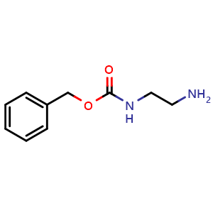 Chemical structure of Benzyl N-(2-aminoethyl)carbamate , CAS 72080-83-2, AChemBlock U127899