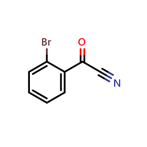 Chemical structure of 2-Bromobenzoylcyanide , CAS 88562-26-9, AChemBlock U127916