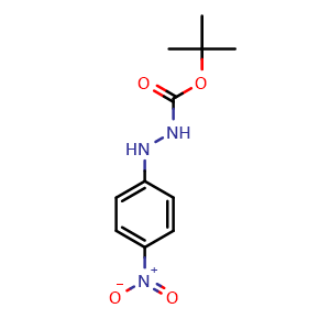 Chemical structure of O-tert-Butyl-N-4-nitrophenylcarbazate , CAS 92491-67-3, AChemBlock U127924