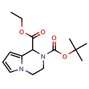 2-tert-butyl 1-ethyl 3,4-dihydropyrrolo[1,2-a]pyrazine-1,2(1H)-dicarboxylate
