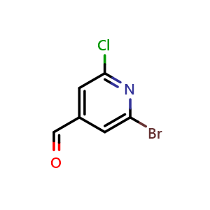 2-Bromo-6-chloropyridine-4-carbaldehyde
