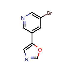 3-Bromo-5-oxazol-5-yl-pyridine