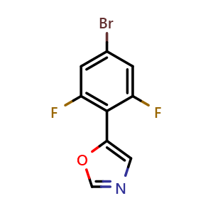 5-(4-bromo-2,6-difluorophenyl)oxazole