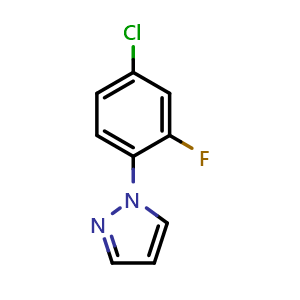 1-(4-Chloro-2-fluorophenyl)-1H-pyrazole