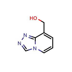 Chemical structure of [1,2,4]Triazolo[4,3-a]pyridin-8-ylmethanol , CAS 1823349-14-9, AChemBlock U128273