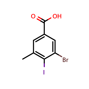 3-Bromo-4-iodo-5-methylbenzoic acid