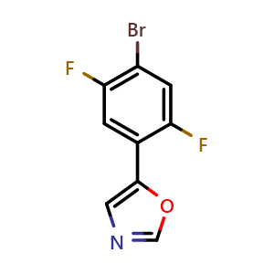 5-(4-bromo-2,5-difluorophenyl)oxazole